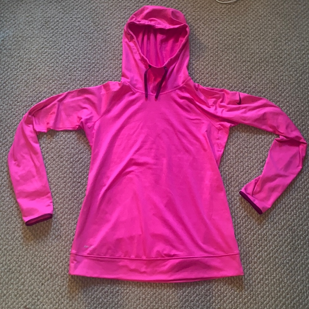 Large Nike Pro pink sweatshirt worn once!